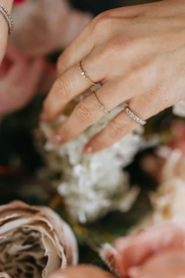Mama Bijoux Baguette Diamond Stacking Ring Discount