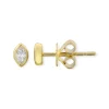 Mama Bijoux Bezeled Marquise Diamond Stud Earrings Discount