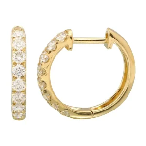 Mama Bijoux Bijoux Bijoux Grande Diamond Huggie Sale