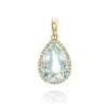 Mama Bijoux Blue Topaz Teardrop Pendant Best