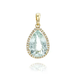Mama Bijoux Blue Topaz Teardrop Pendant Best