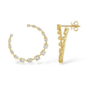 Mama Bijoux Circle of Love Station Diamond Studs Sale
