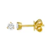 Mama Bijoux Classic Three Prong Diamond Studs Best
