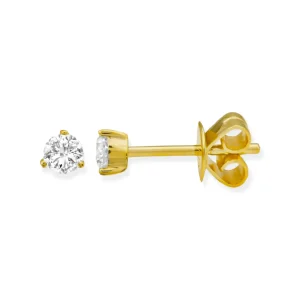 Mama Bijoux Classic Three Prong Diamond Studs Best
