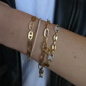 Mama Bijoux Classique 4 Prong Tennis Bracelet New