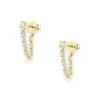 Mama Bijoux Cool Mom Diamond Chain Earrings New