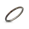 Mama Bijoux Couture French V-Cut Mini Eternity Band (Platinum) Clearance