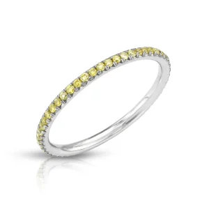 Mama Bijoux Couture French V-Cut Mini Eternity Band New