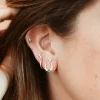 Mama Bijoux Cowgirl Horseshoe Diamond & Emerald Studs New