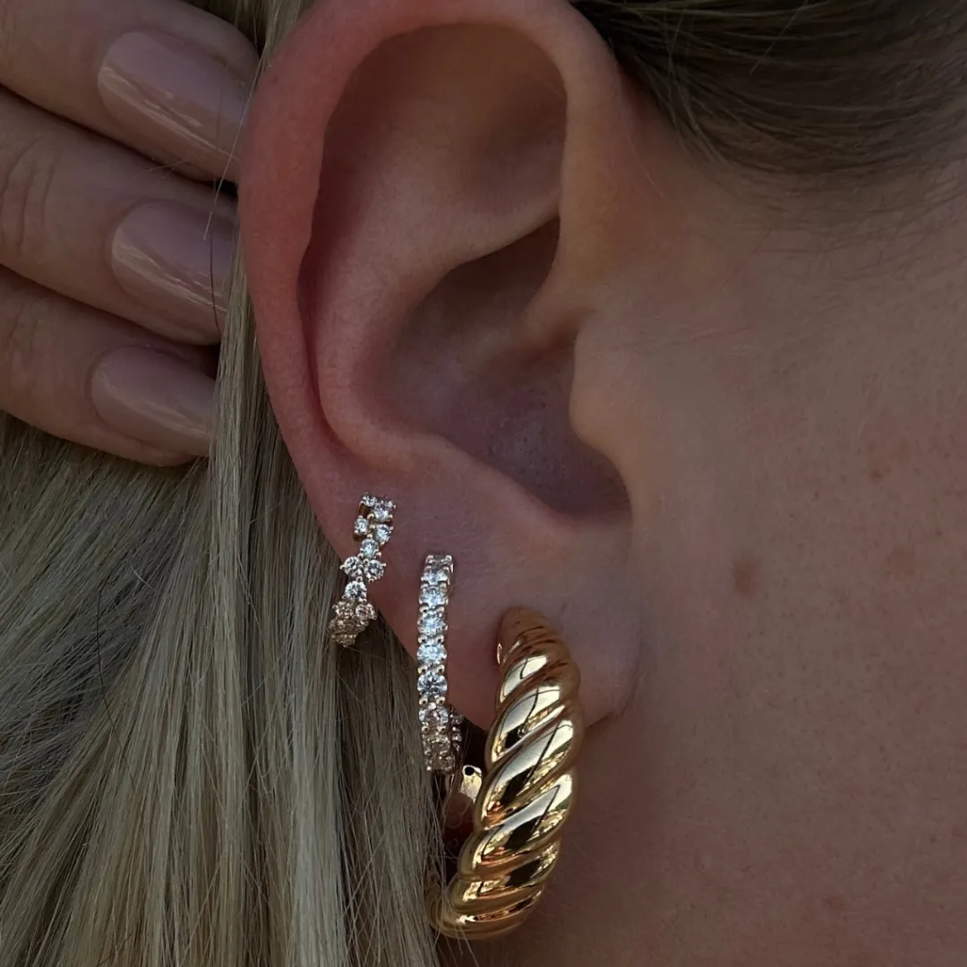 croissant_open_hoop_stud__1.webp Mama Bijoux Croissant Open Hoop Stud Earrings Sale
