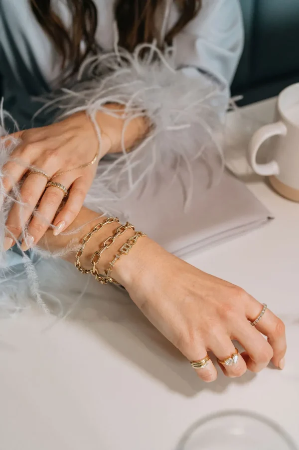 Mama Bijoux Custom 10 Letter Diamond  Bracelet Fashion