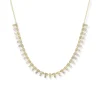 Mama Bijoux Dazzling Baguettes Diamond Necklace Outlet