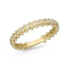 Mama Bijoux Diamond Bezel & Gold Ball Detail Ring New