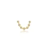 Mama Bijoux Diamond Bezel Double Piercing Chain Studs (Sold as Singles) Outlet
