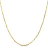 Mama Bijoux Diamond Cut 14k Gold Necklace Chain Discount