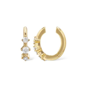 Mama Bijoux 3 Diamond Ear Cuff Clearance