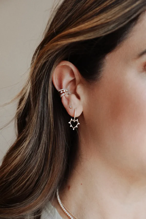 Mama Bijoux 3 Diamond Ear Cuff Clearance