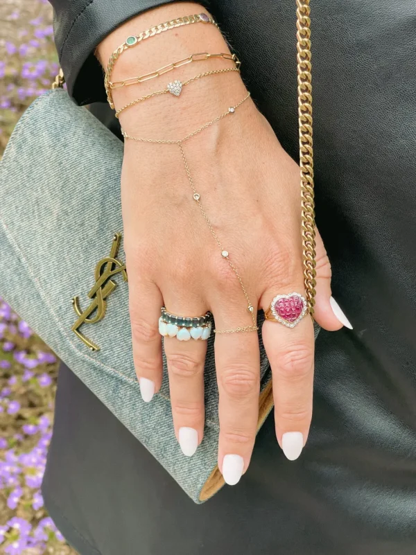 Mama Bijoux Diamond Hand Bracelet Online