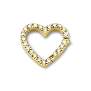 Mama Bijoux Diamond Heart Charm Enhancer Discount