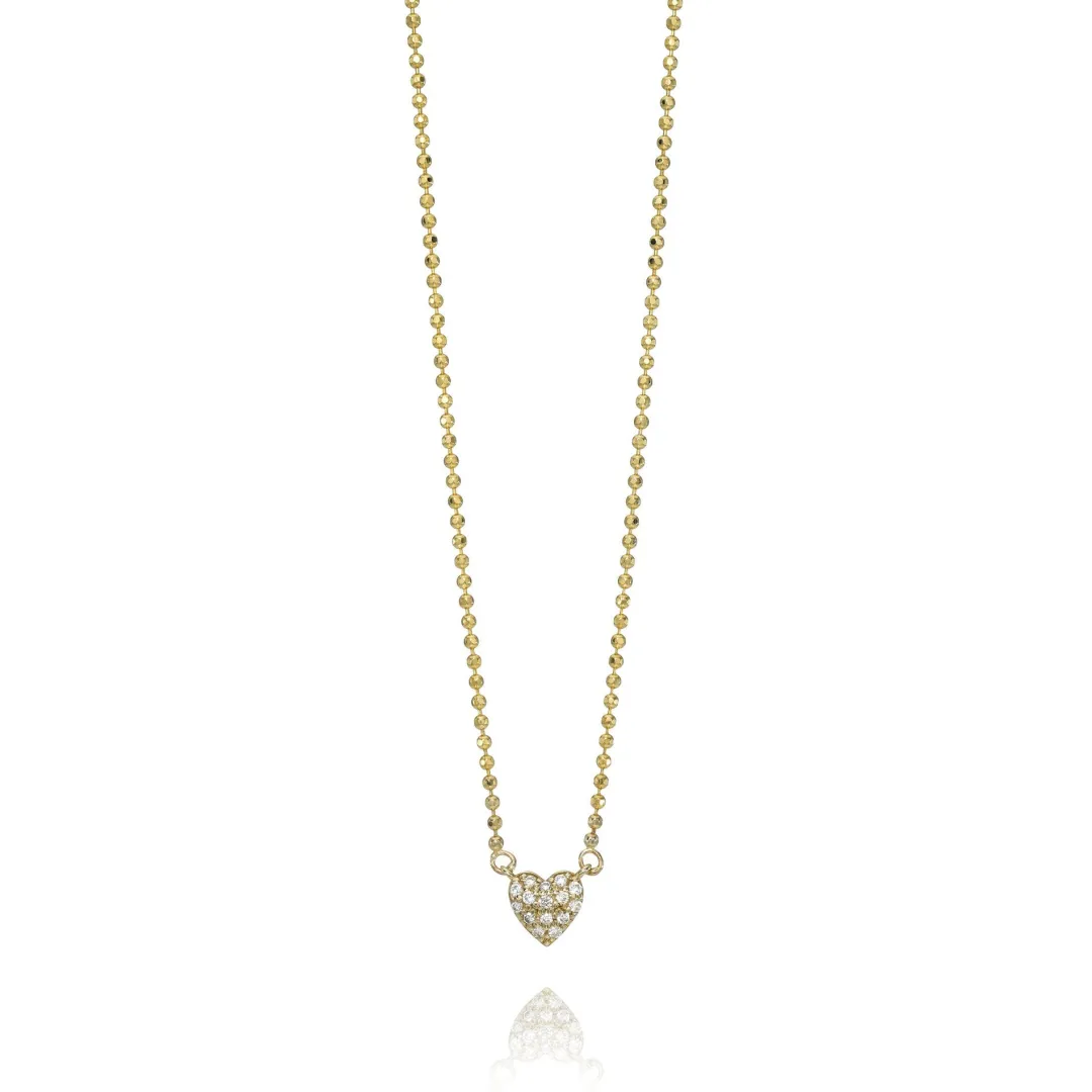 diamond_heart_necklace_ba_0.webp Mama Bijoux Diamond Heart Necklace (Babe Size) New