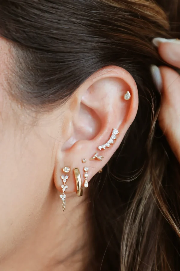 Mama Bijoux Diamond Hummingbird Studs Sale