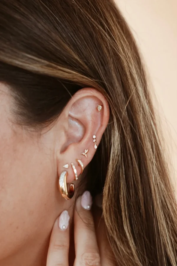 Mama Bijoux Diamond Hummingbird Studs Sale