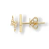 Mama Bijoux Diamond Lightning Bolt Studs Clearance