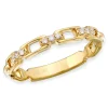 Mama Bijoux Diamond Link Stacking Ring Discount