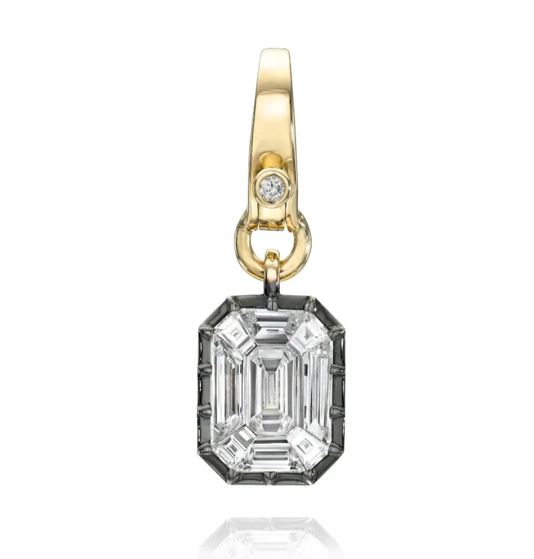 diamond_mosaic_black_rhod_0.webp Mama Bijoux Diamond Mosaic Black Rhodium Pendant Online