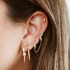 Mama Bijoux Diamond Pavé Double Handcuff Earrings (Sold as Singles) Outlet