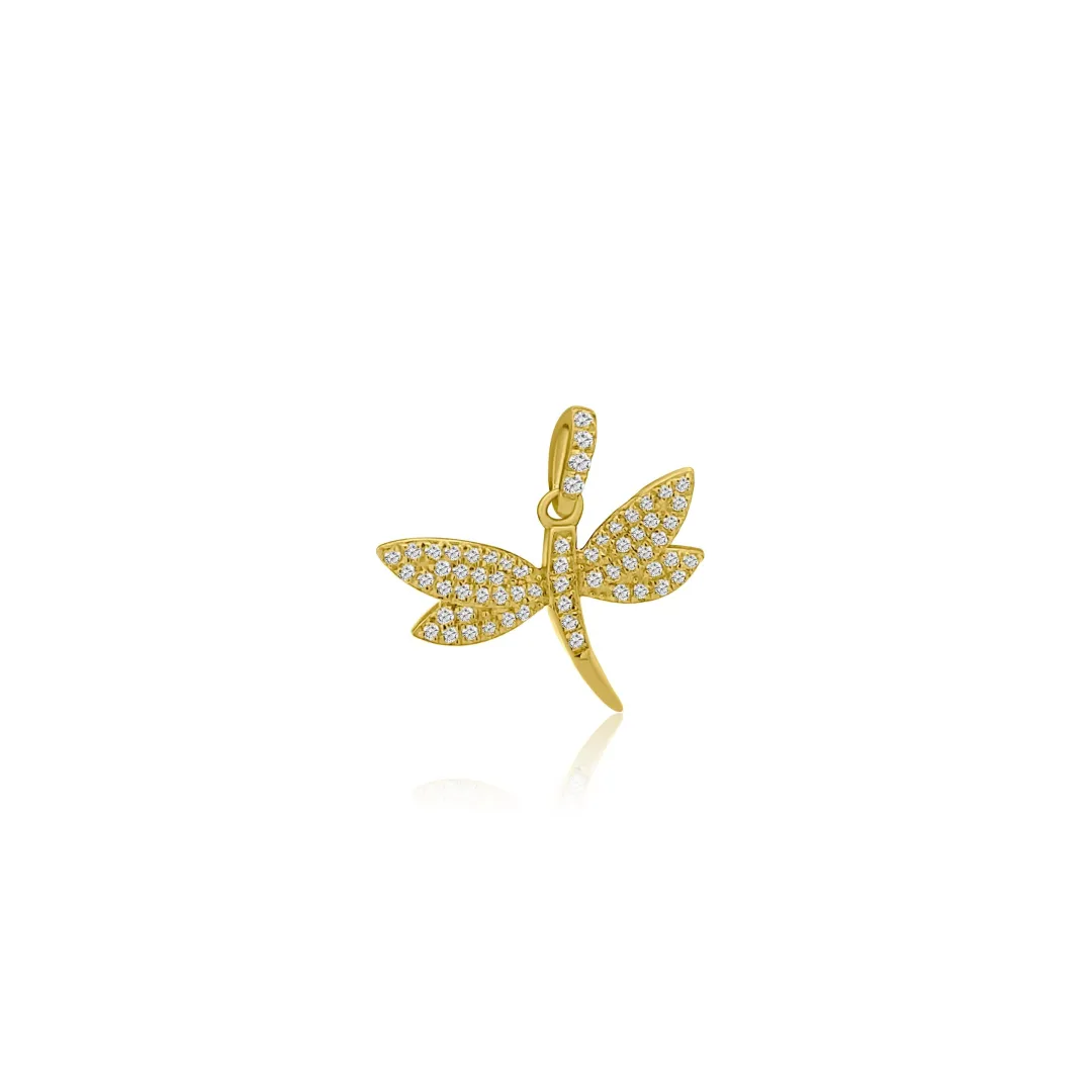 diamond_pav_dragonfly_cha_0.webp Mama Bijoux Diamond Pavé Dragonfly Charm Fashion