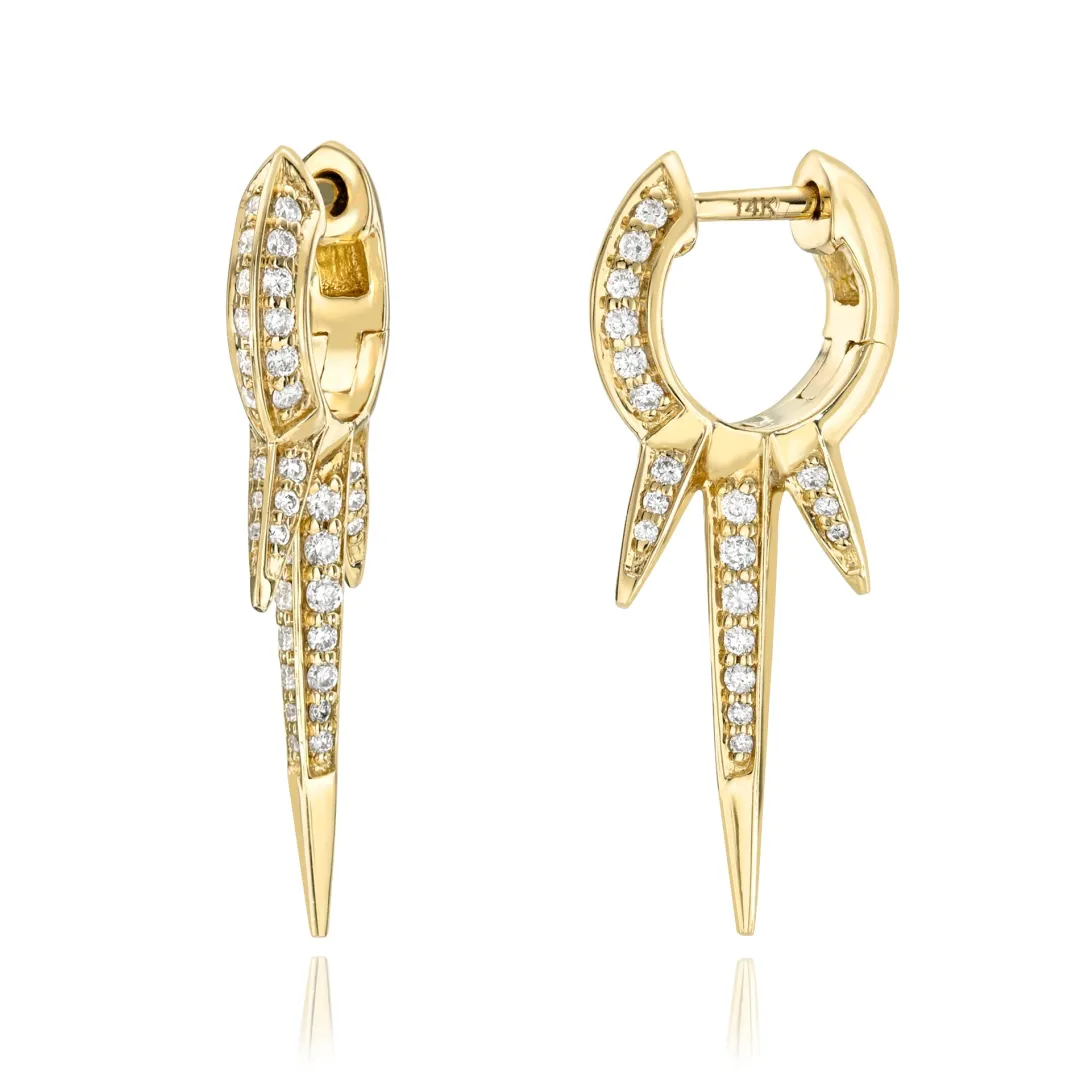 diamond_pav_spiked_huggie_0.webp Mama Bijoux Diamond Pavé Spiked Huggies Best