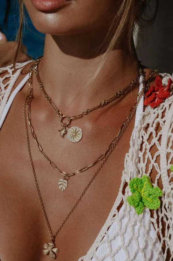 Mama Bijoux Diamond Sand Dollar Pendant Outlet