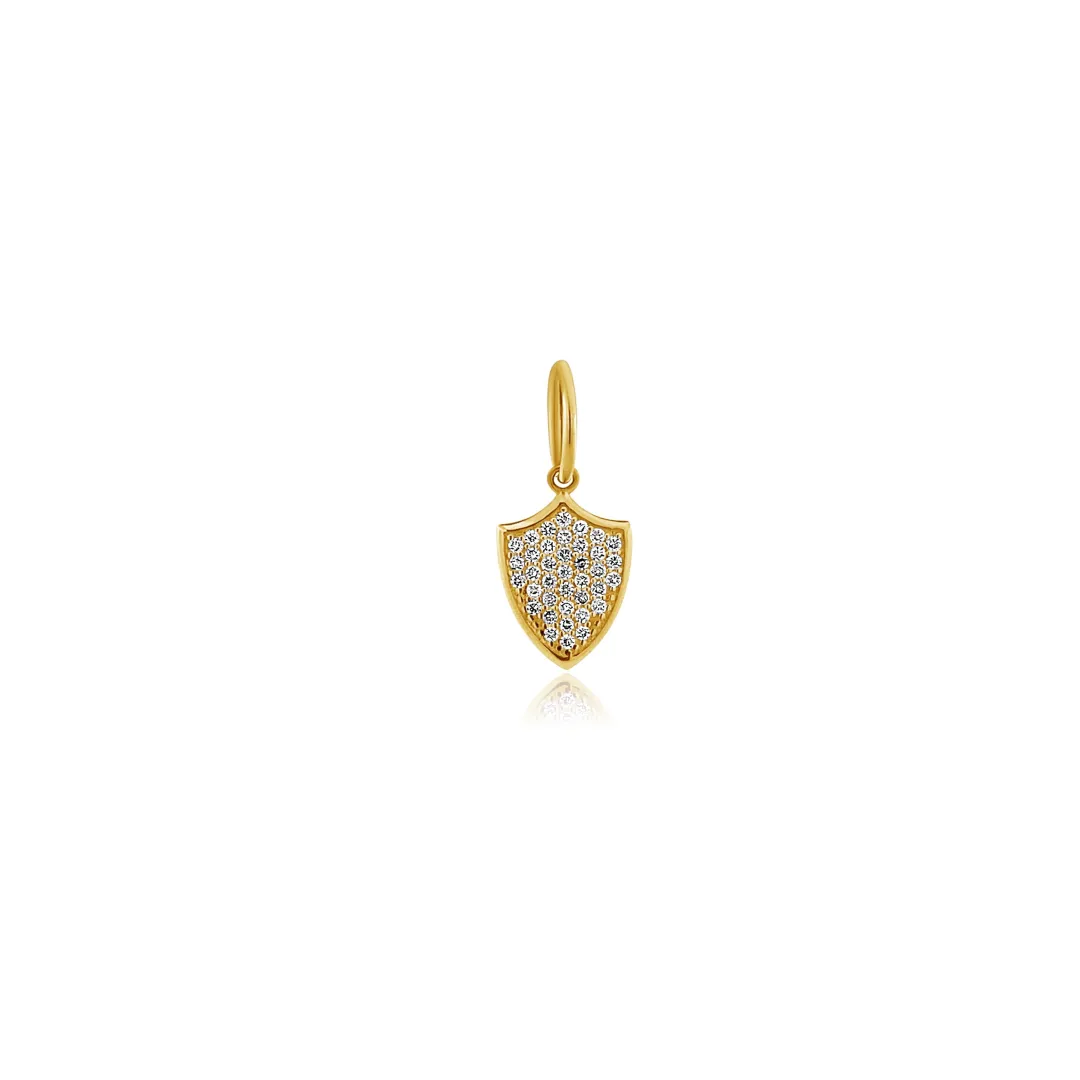 diamond_shield_charm_0.webp Mama Bijoux Diamond Shield Charm New