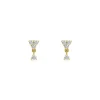 Mama Bijoux Diamond Trio Drop Stud Fashion