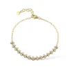 Mama Bijoux Diamond Trio Half Tennis & Chain Bracelet Discount