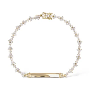 Mama Bijoux Diamond Trio ID Tennis Bracelet Best