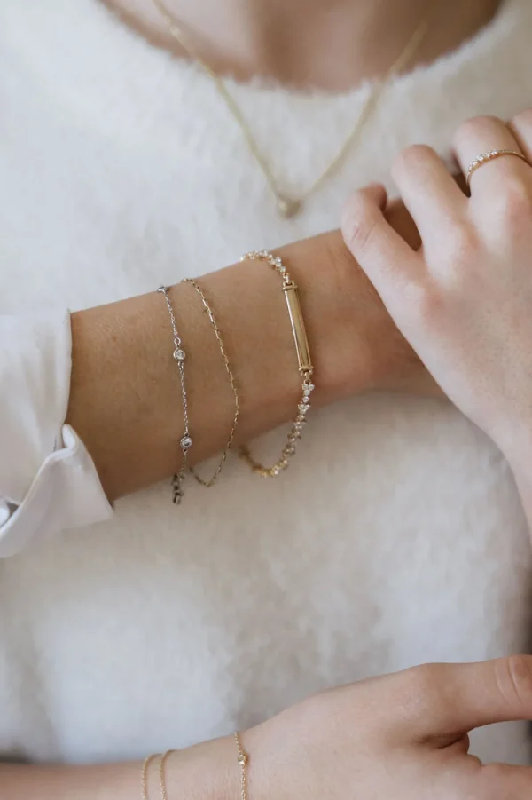 Mama Bijoux Diamond Trio ID Tennis Bracelet Best