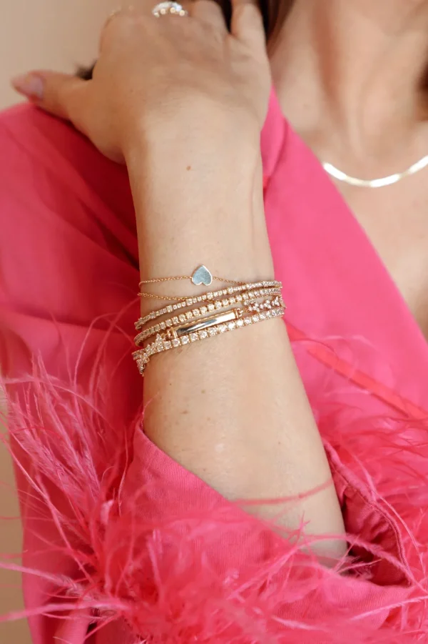 Mama Bijoux Diamond Trio ID Tennis Bracelet Best