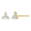 Mama Bijoux Diamond Trio Stud Earrings Discount