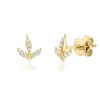 Mama Bijoux Diamond Tulip Studs Fashion