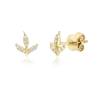 Mama Bijoux Diamond Tulip Studs Fashion