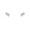 Mama Bijoux Double Mini Pear Shaped Diamond Studs Fashion