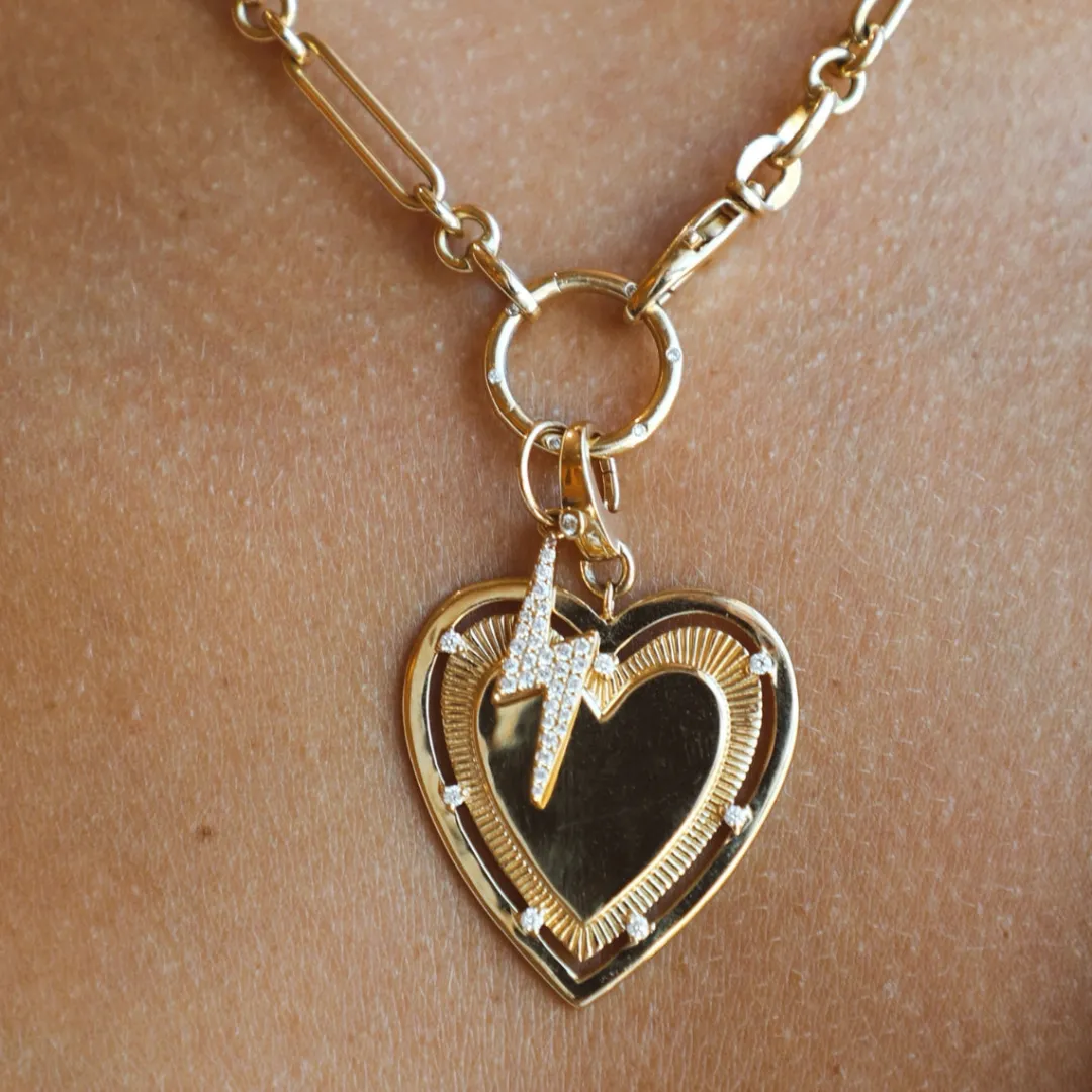 double_sided_diamond_ligh_1.webp Mama Bijoux Double Sided Diamond Lightning Bolt Charm Outlet