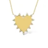 Mama Bijoux Engravable Goddess Heart Necklace Online
