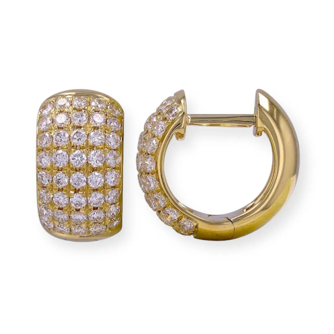 extra_chunky_diamond_pav__0.webp Mama Bijoux Extra Chunky Diamond Pavé Huggies Fashion