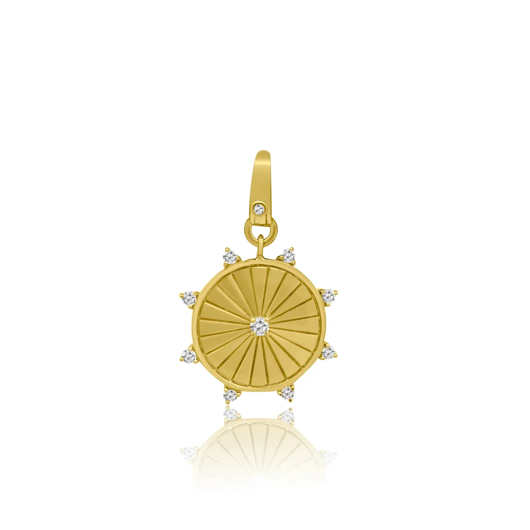 fluted_diamond_disc_penda_0.webp Mama Bijoux Fluted Diamond Disc Pendant Fashion