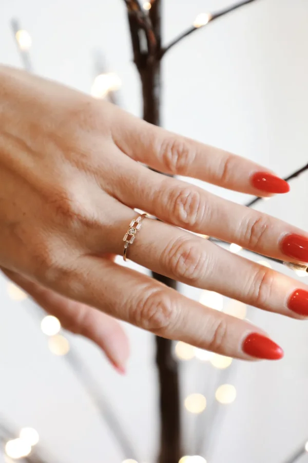 Mama Bijoux Forever Linked Diamond Ring Sale