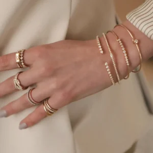 Mama Bijoux Gold Bow Ring Clearance
