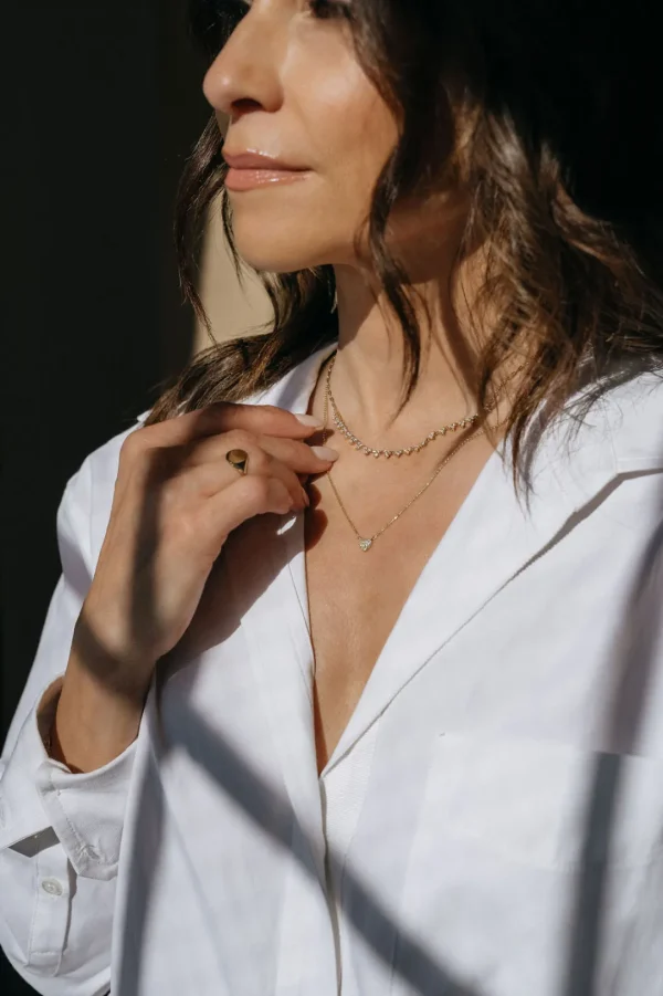 Mama Bijoux Gold Oval Shaped Signet Ring Fashion